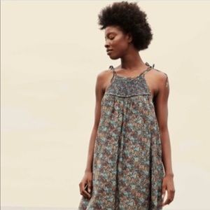 NWT DOEN Thoreau Dress - XL - Navy Lady Bird Floral 💕